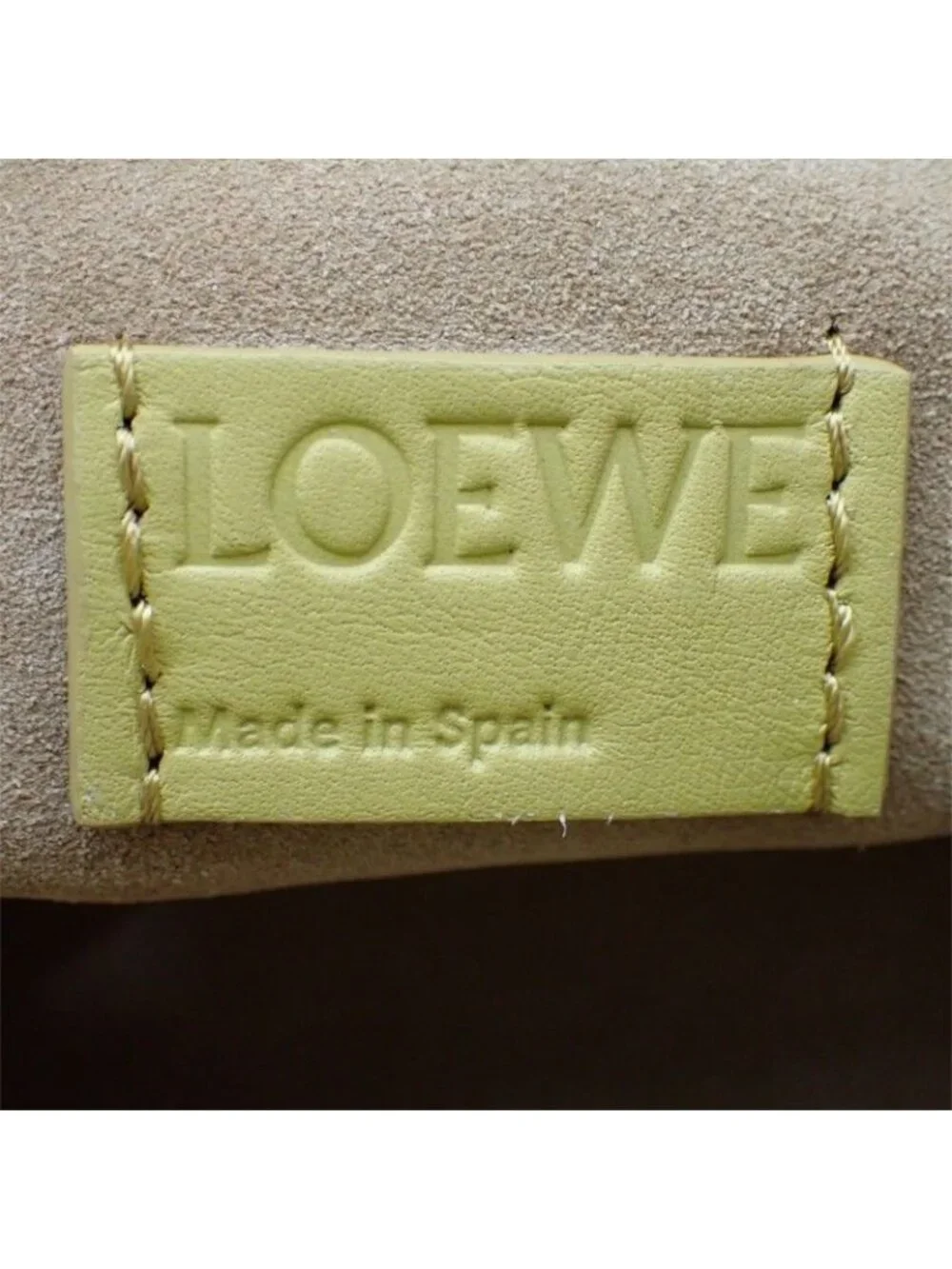 Loewe Flamenco Clutch Mini 2-Way Shoulder Bag Nappacalfskin Yellow Silver